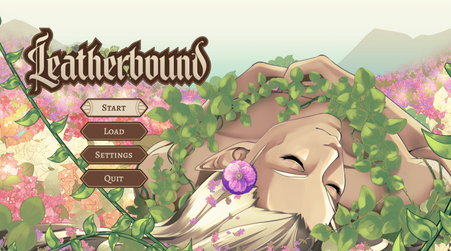 Leatherbound - Main Menu