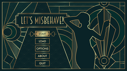 Let's Misbehave - Main Menu